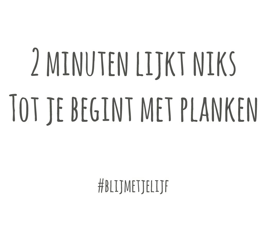 Wat een uitdaging was de maart = plank challenge